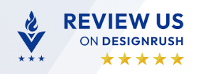 DesignRush reviews badge