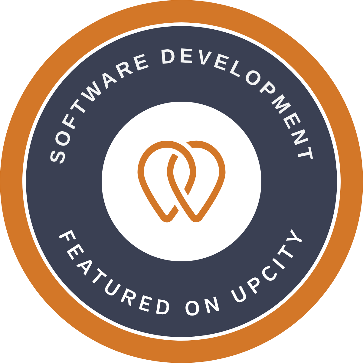 UpCity software development reviews badge